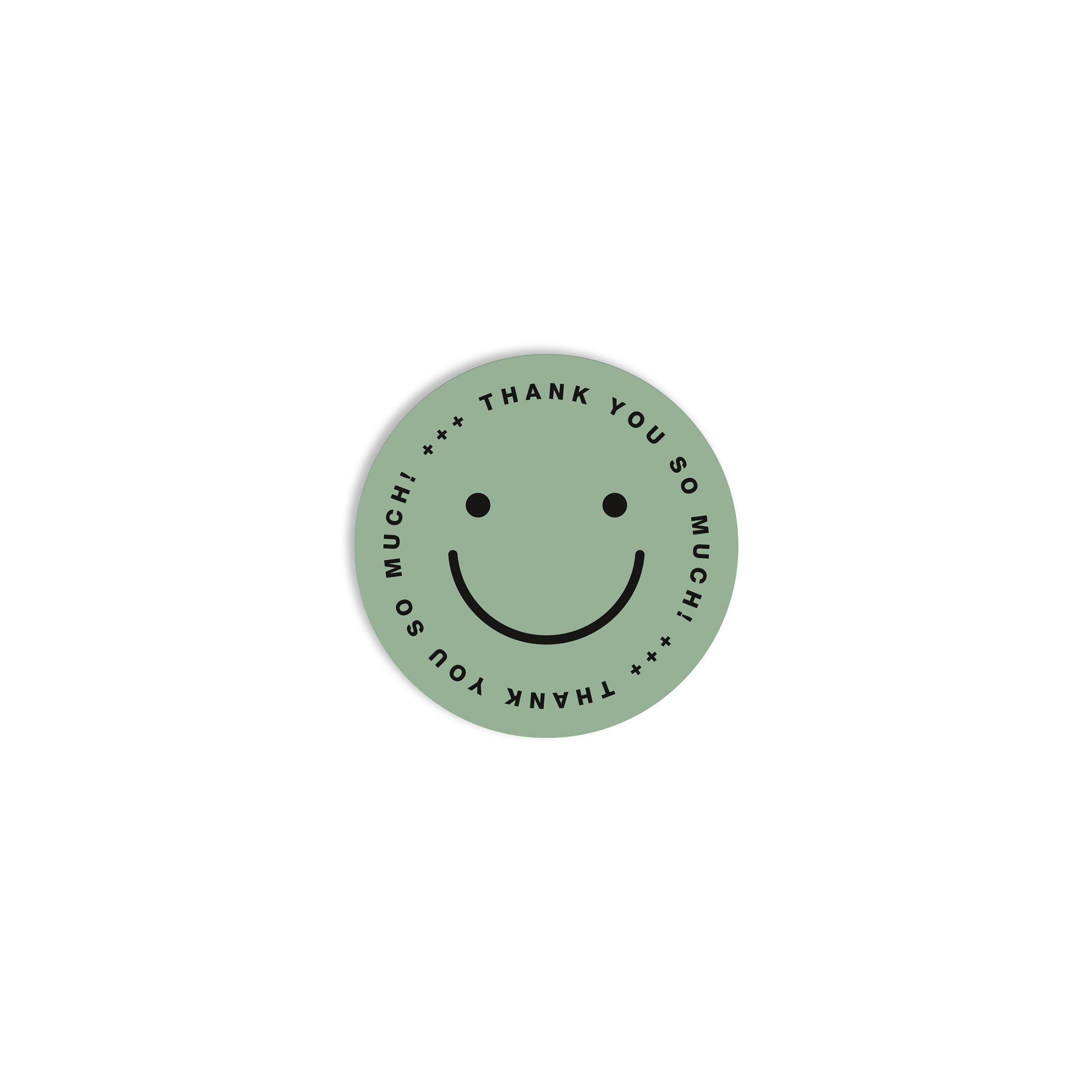 0408 sticker smiley green –