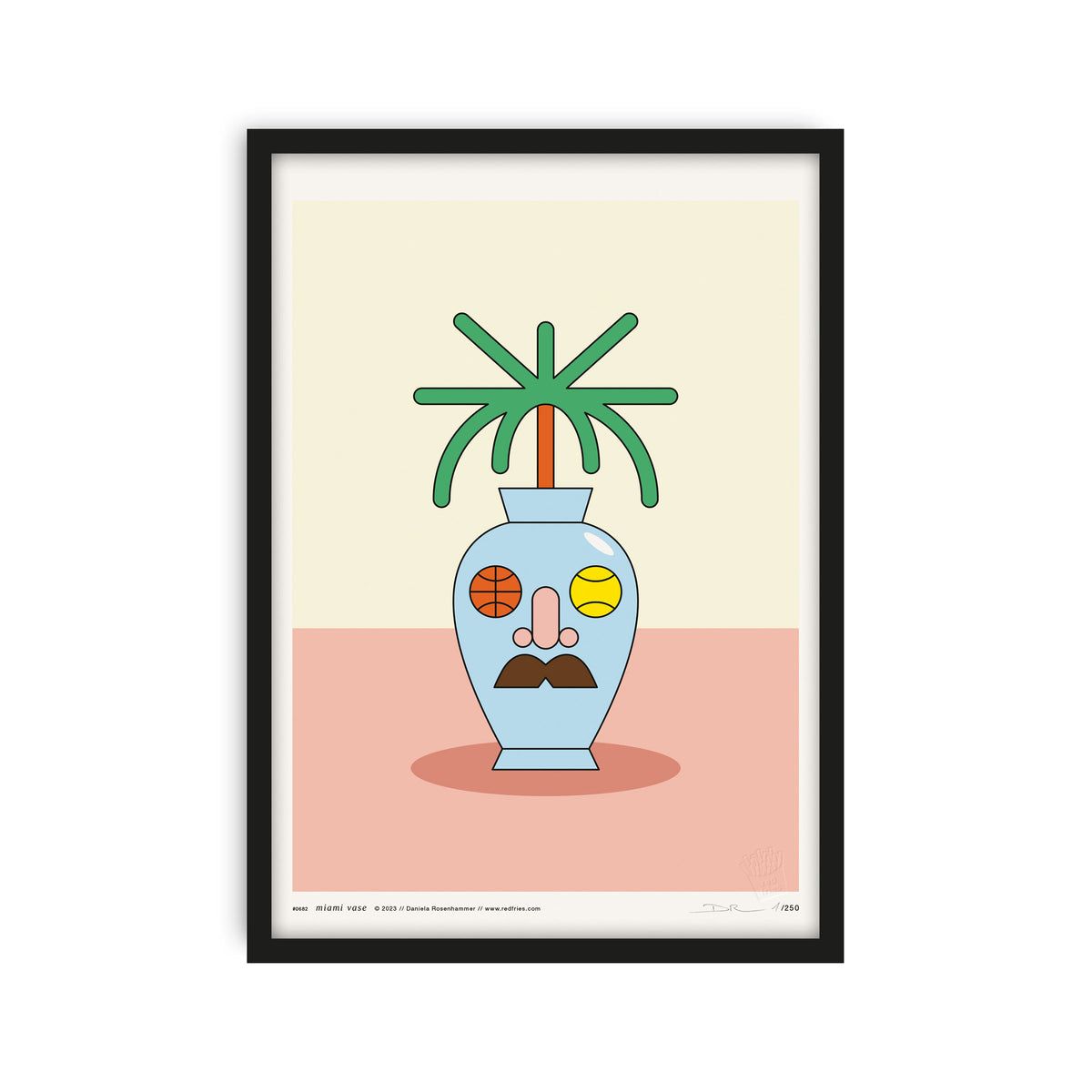 #0682 miami vase a4