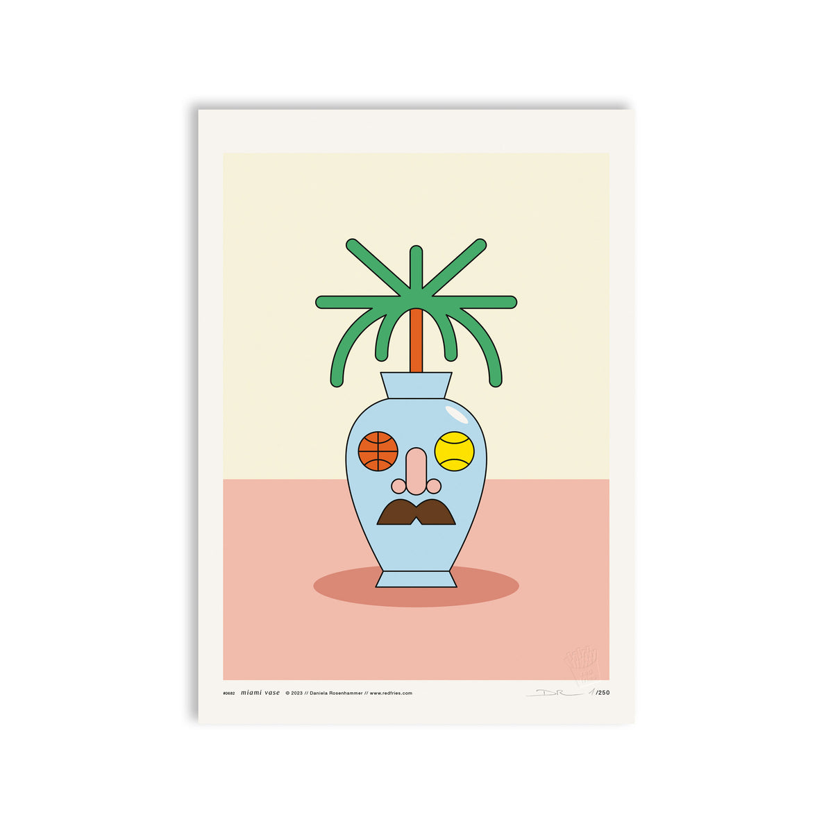 #0682 miami vase a4
