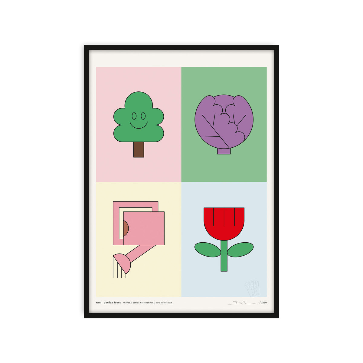 #0863 garden icons a3