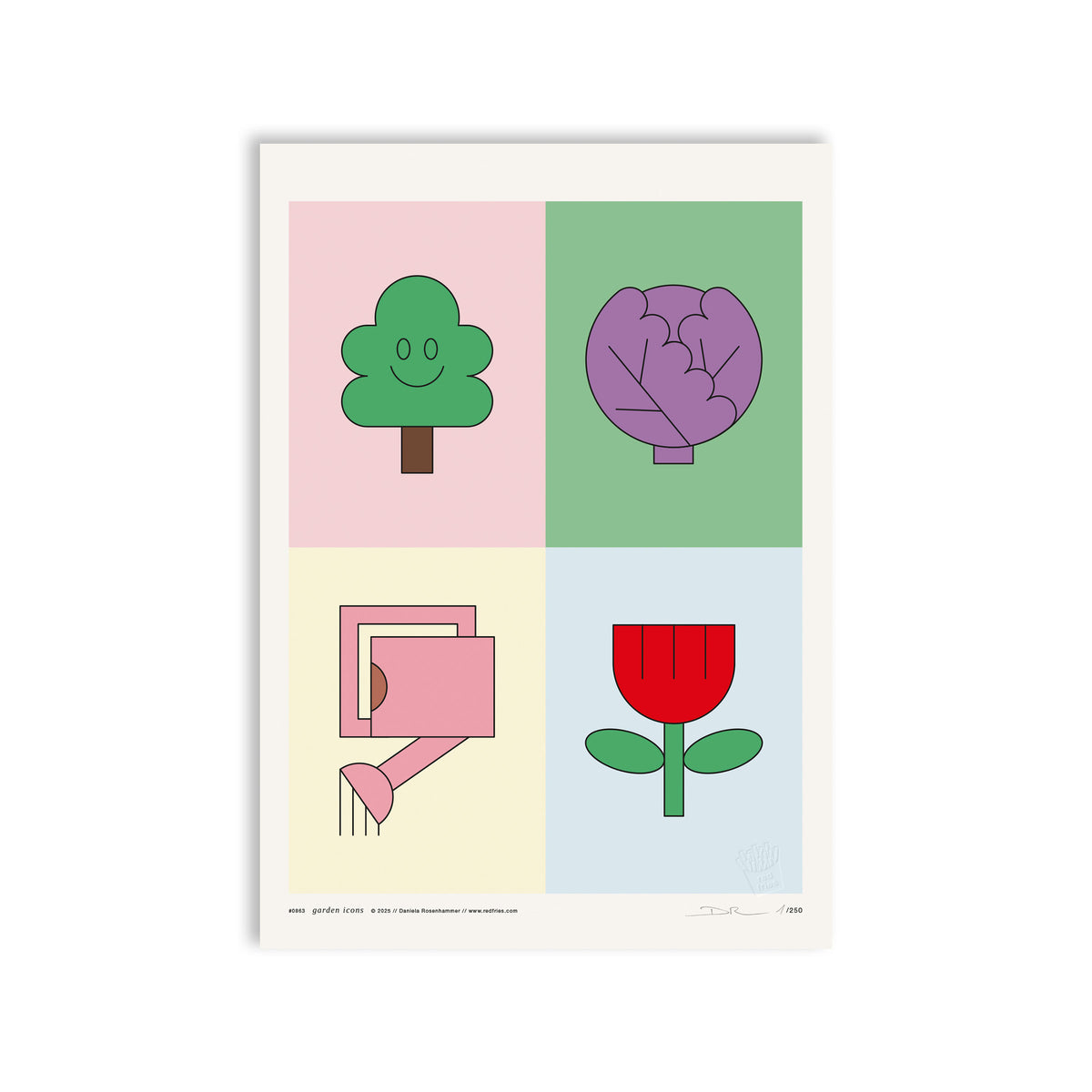 #0863 garden icons a3