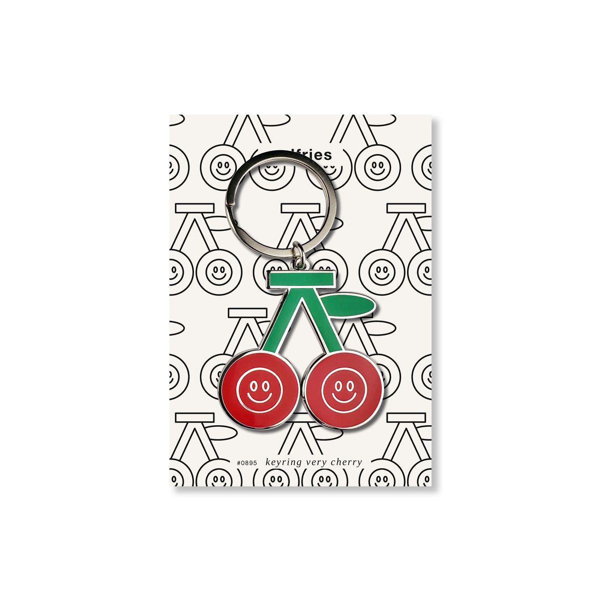 #0895 keyring very cherry