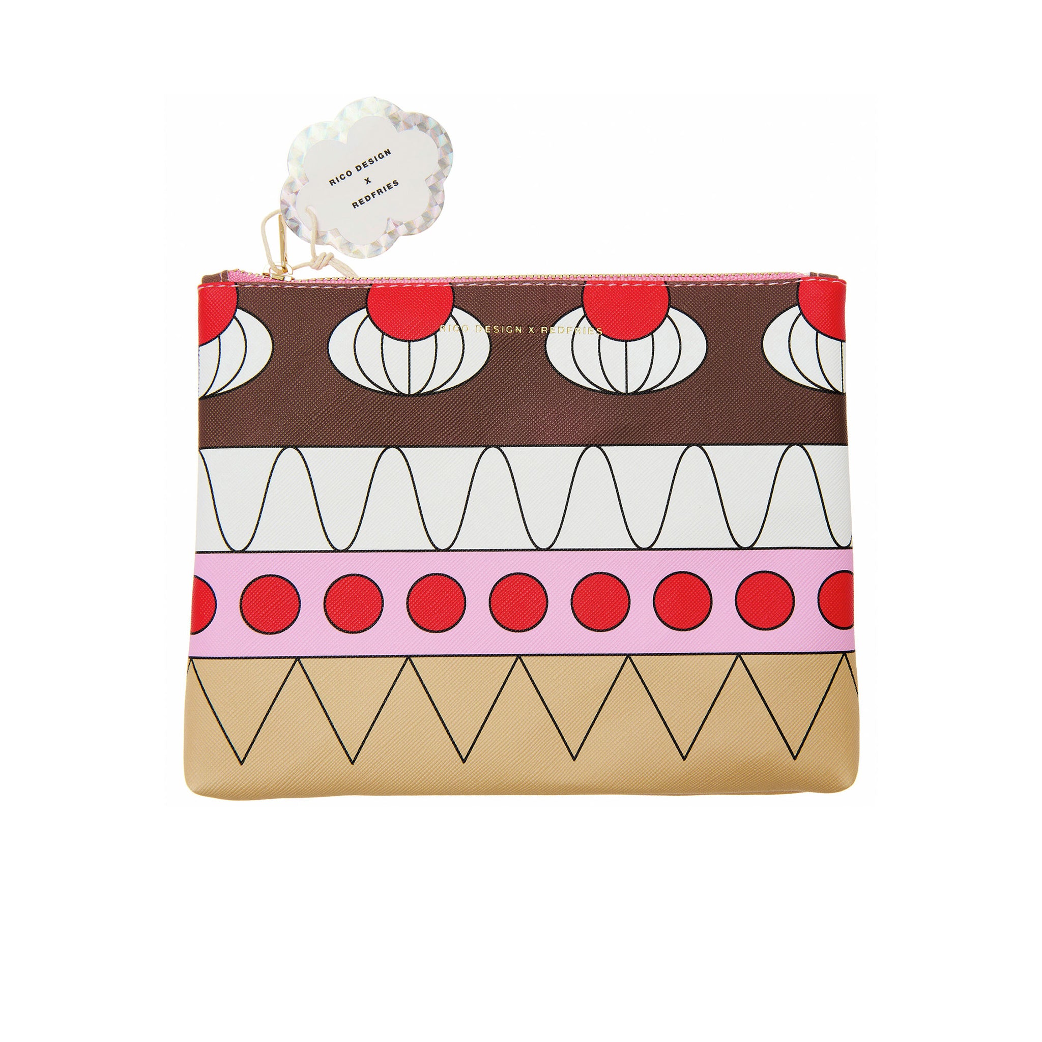 #0913 rico design pouch cherry cake - www.redfries.com