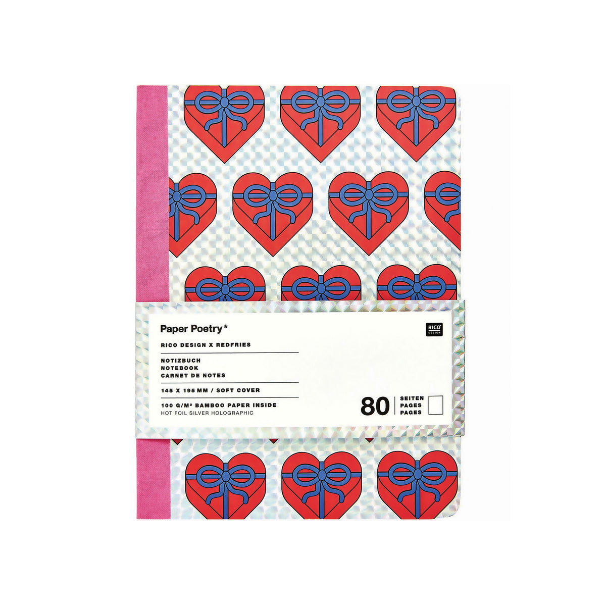 #0918 rico design notebook heart box