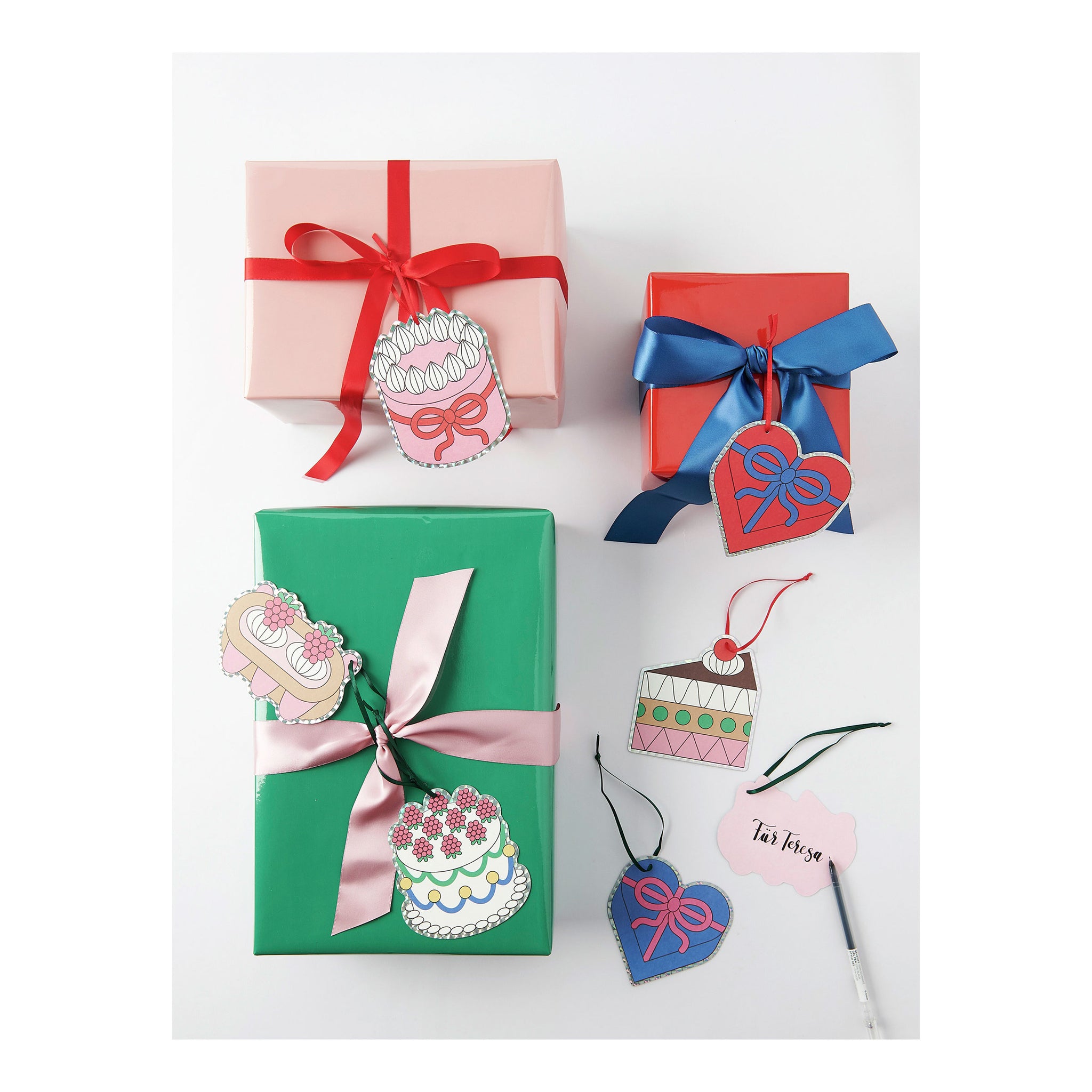 #0925 rico design gift tags birthday – www.redfries.com