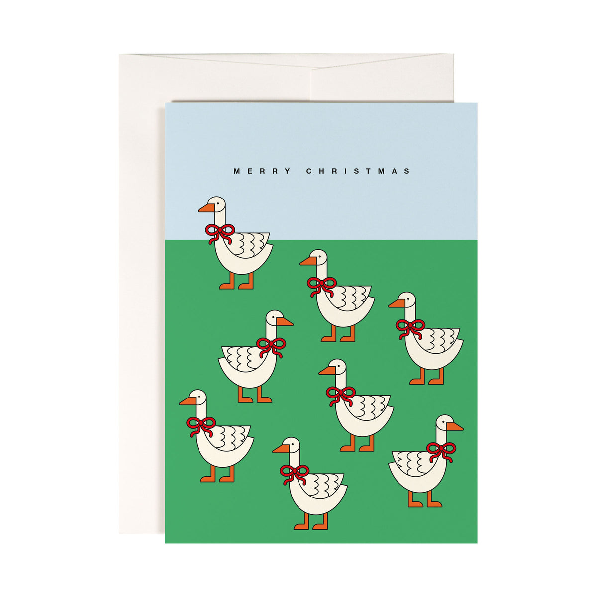 #0952 christmas geese