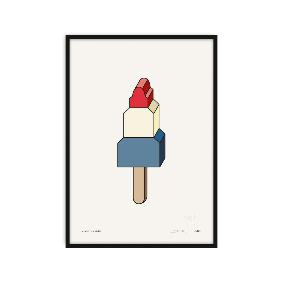 #0048 geometric booster a3