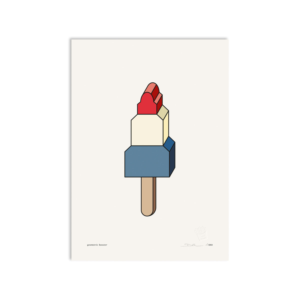 #0048 geometric booster a3