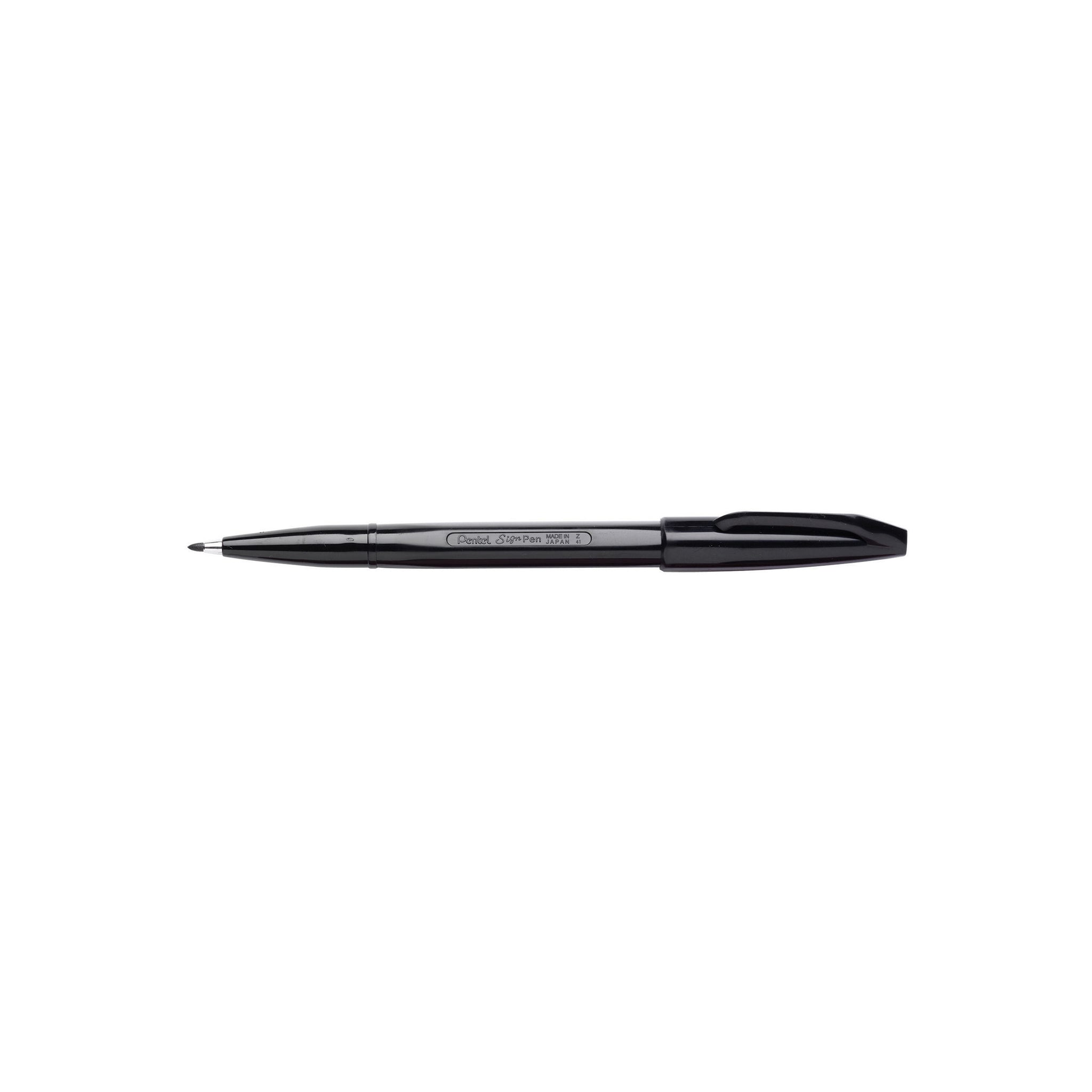 Pentel Sign Pen Fiber Tip Black