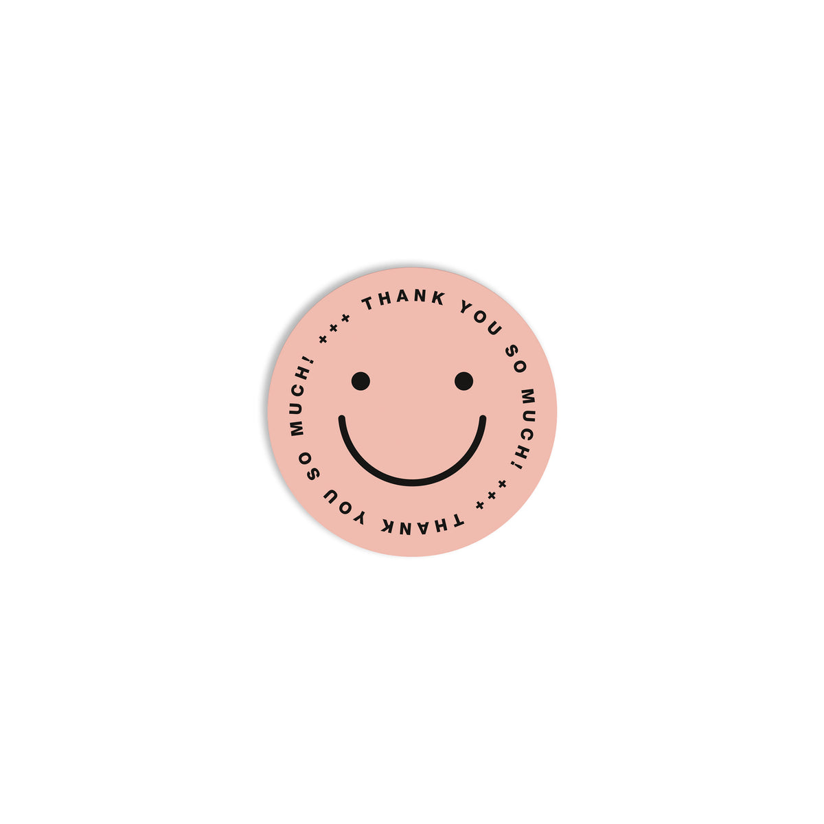 #0383 sticker smiley light pink