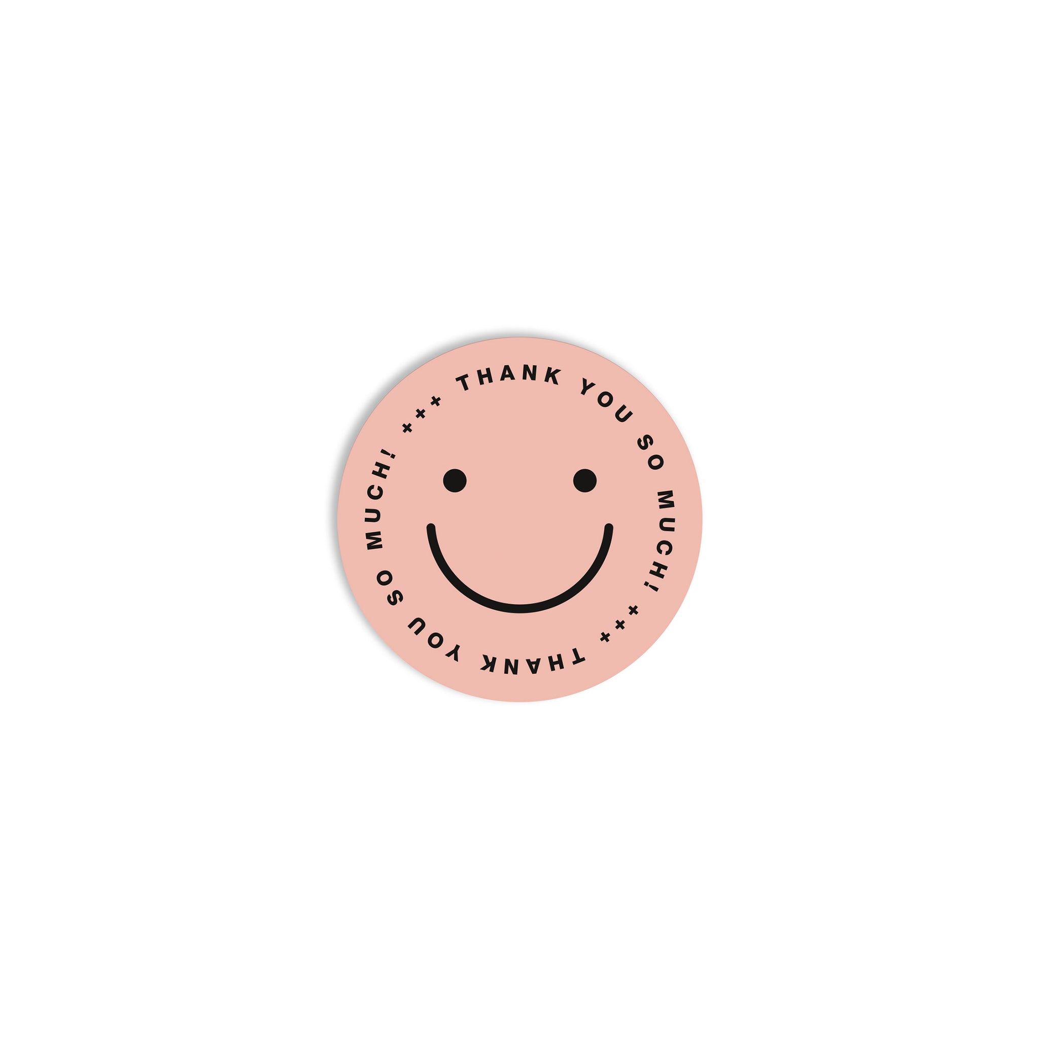 #0383 sticker smiley light pink