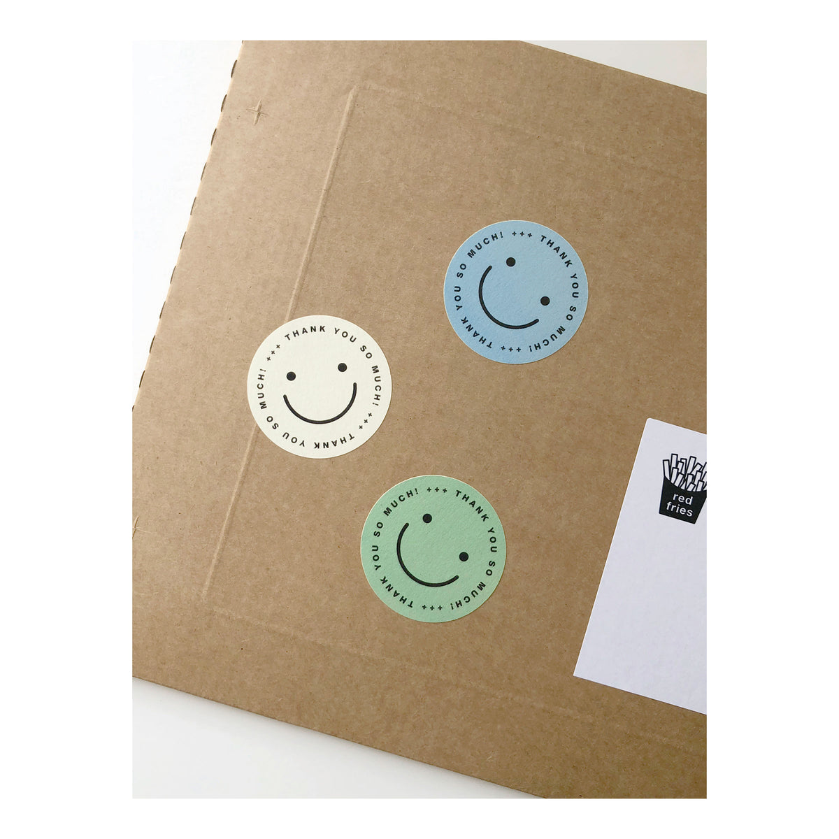 #0410 sticker smiley white