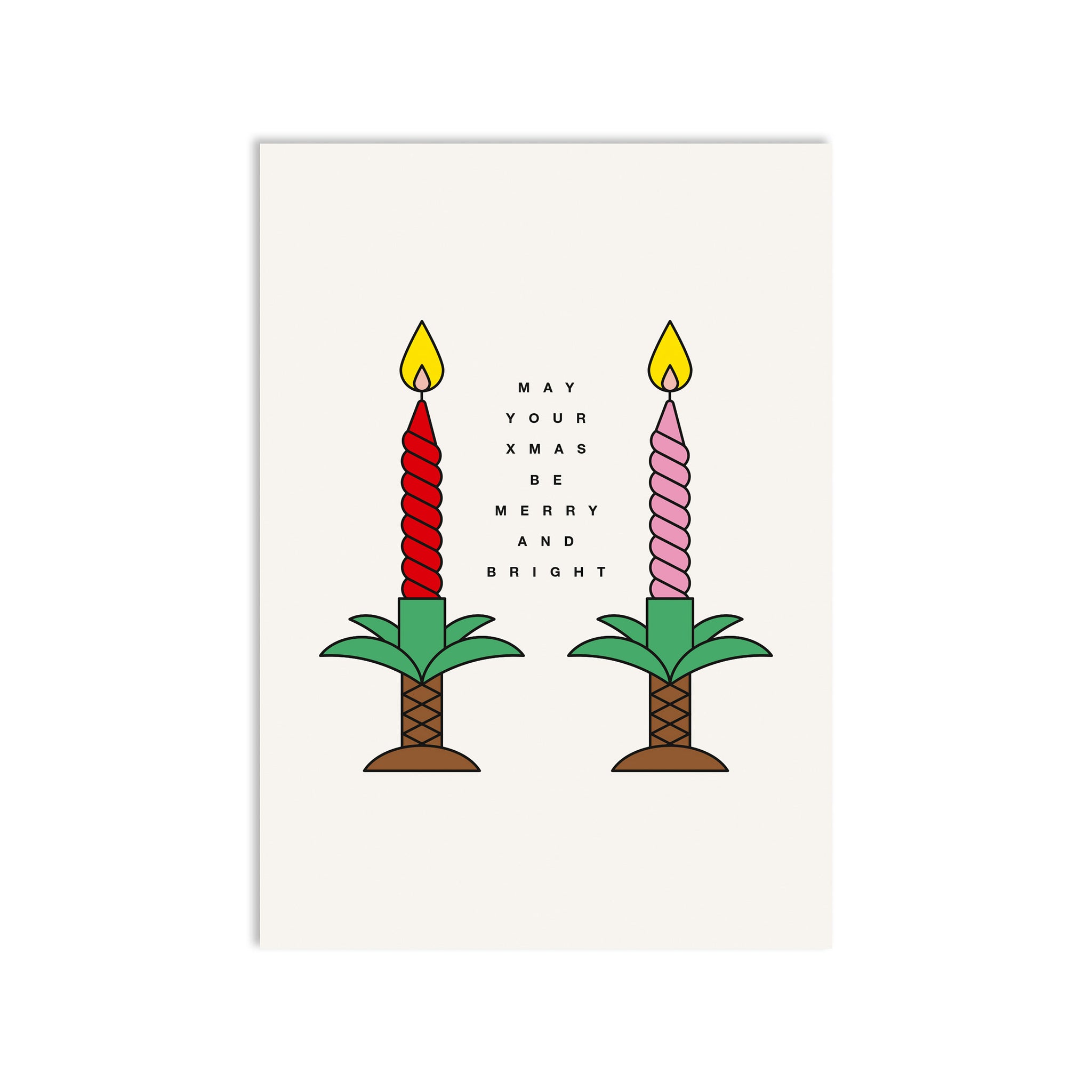 #0454 palmtree candlesticks