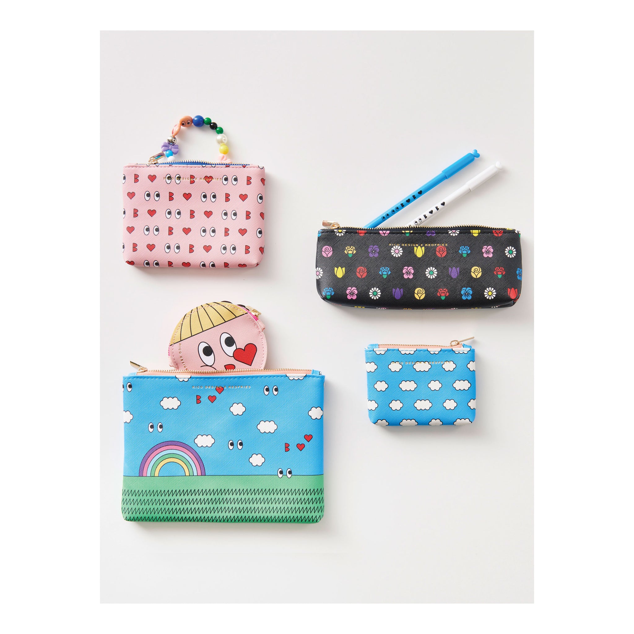 #0568 rico design pouch rainbow
