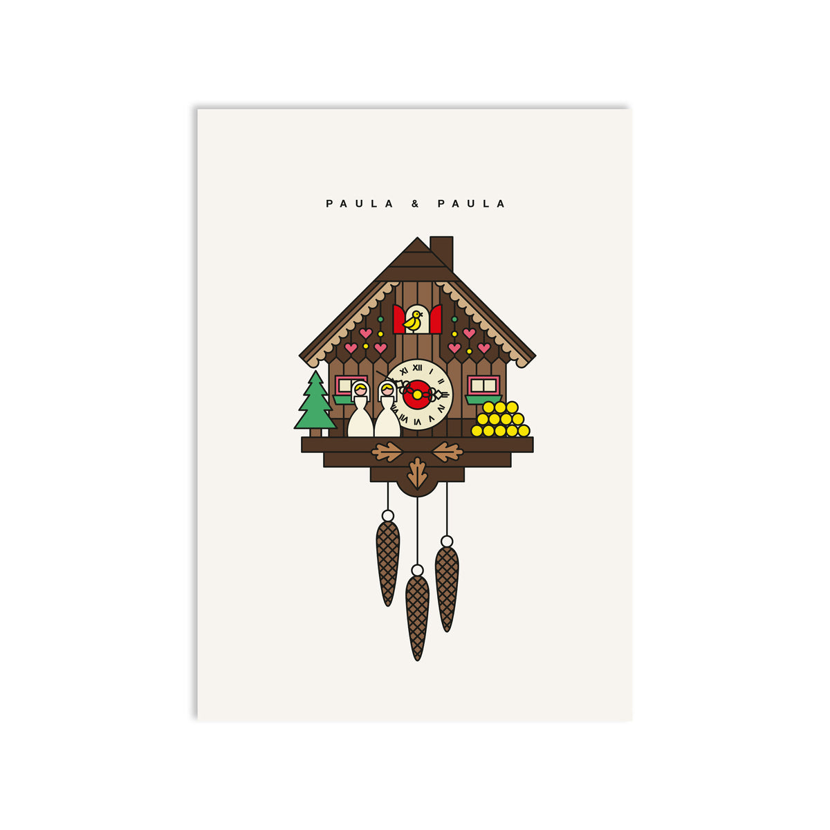 #0660 save the date cuckoo clock